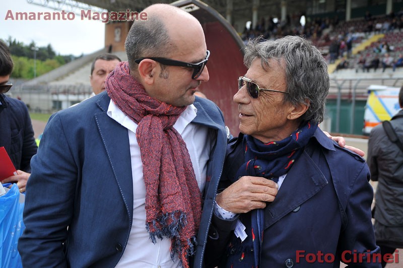 il Dg Daniele Lami con il presidente Mauro Ferretti